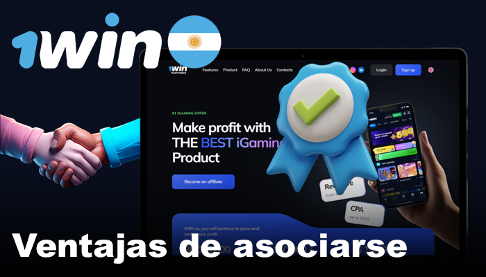 Las ventajas de asociarse a 1win Argentina