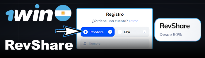 Método RevShare para los jugadores de 1win Argentina
