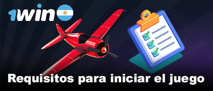 Condiciones para empezar a jugar