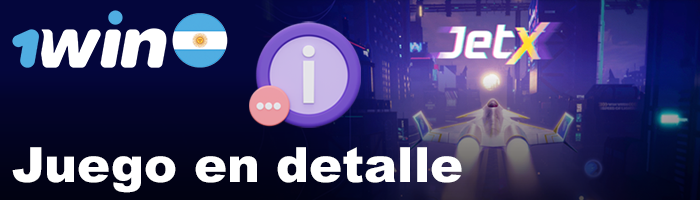 Detalles del juego 1win JetX