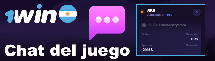 LuckyJet en el chat en vivo