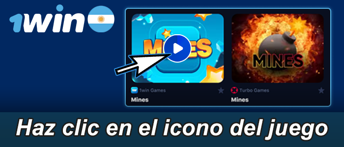 Presiona el ícono del juego Mines