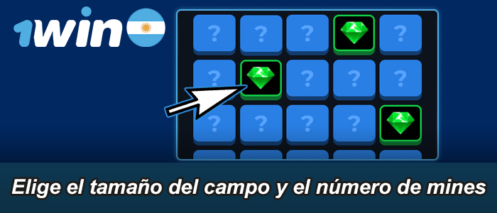 Configura el tamaño del campo y las minas