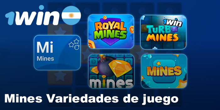 Tipos de juegos Mines en 1win