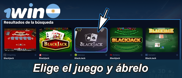 Elige el juego y ábrelo