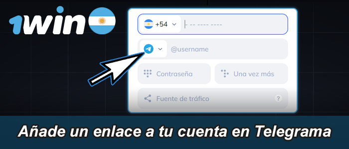Añadir redes sociales en 1win Argentina